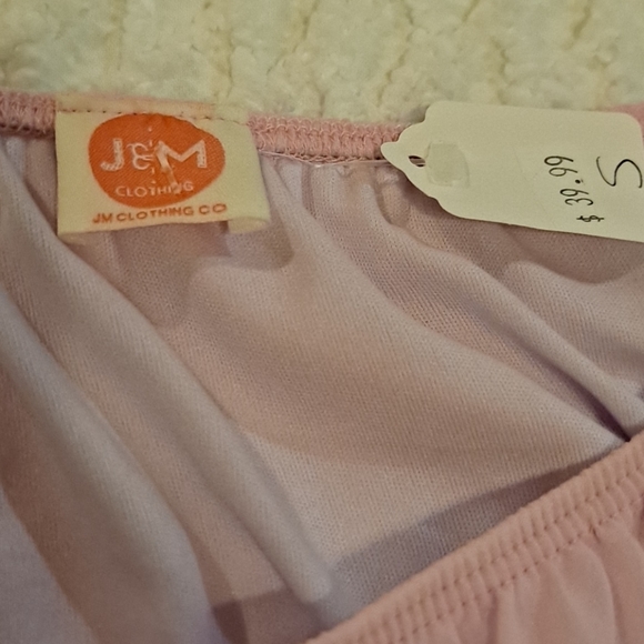 J&M pullover knit dress lace sleeves size small - Picture 6 of 7